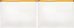 Pendaflex Poly Zip Envelope, Top-Loading, Expands 1 Inch, Zippered Closure, 13 x 10.125 Inch, Holds Letter Size Paper, Color May Vary (84192) (Pack of 2)
