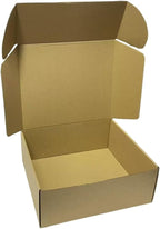 Rong Yang Tong 13x11x5 Inch Set of 18 Pack Brown Corrugated Shipping Boxes - Cardboard Boxes for Mailing, Packing and Literature Mailer Boxes, Small Business Mailing Boxes Bulk