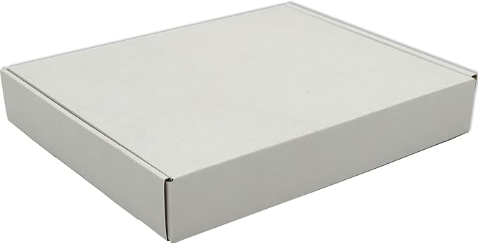 White Shipping Boxes for Small Business Pack of 25-13x10x2 inches Cardboard Corrugated Mailer Boxes for Shipping Packaging Craft Gifts Giving Products