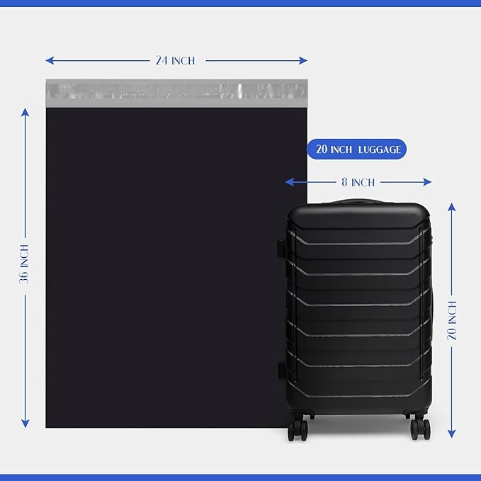 Metronic Poly Mailers 24×36 250 Pcs Black, Extra Large Shipping Bags for Clothes,Self Seal Shipping Envelopes for Small Business,Waterproof Mailers Poly Bags for Shipping,Packaging Mailing Bags Bulk