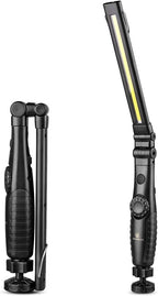 ORHOMELIFE Rechargeable LED Work Light - 750 Lumens Foldable LED Flashlight Handheld Cordless Work Light with Magnetic Base, 360°Rotate, Power Indicator for Car Repair, Garage, Household, Outdoor