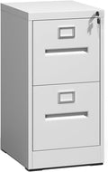 Metal File Cabinet with Drawer,Vertical File Cabinet with Lock for A4/Letter/Legal Size Files,Steel Filing Cabinets for Home Office,Assembly Required