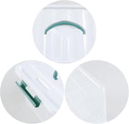 Gainhope 6 Packs 14 L Plastic Stackable Storage Bin Container Box with Latching Lid, Clear Organizer Bins with Handle