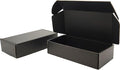 Small Black Shipping Boxes for Small Business Pack of 25-7x5x2 inches Cardboard Corrugated Mailer Boxes for Shipping Packaging Craft Gifts Giving Products