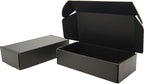 Small Black Shipping Boxes for Small Business Pack of 25-7x5x2 inches Cardboard Corrugated Mailer Boxes for Shipping Packaging Craft Gifts Giving Products