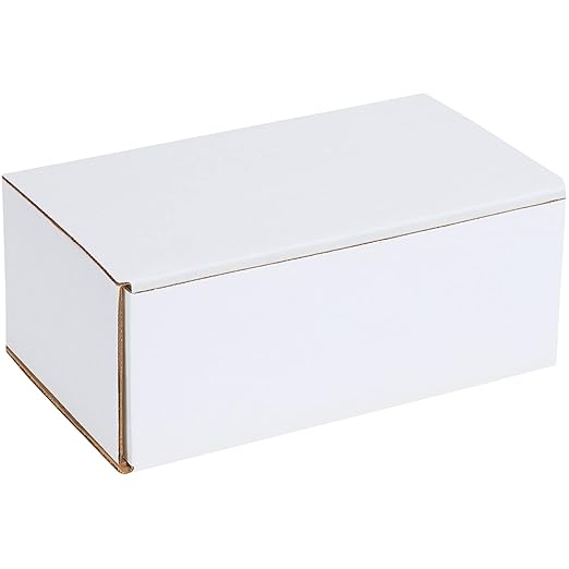 Box USA BM1064 10"L x 6"W x 4"H, White (Pack of 50)