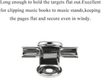 HAHIYO 2inch Silver Bulldog Clips Metal File Hinge Binder Clips Clamps Save Space Strong Spring Jaws Rock Solid Grip Book Lay Flat Deburred Edge for Hang Photos Wall Grid Dog Food 13PCS