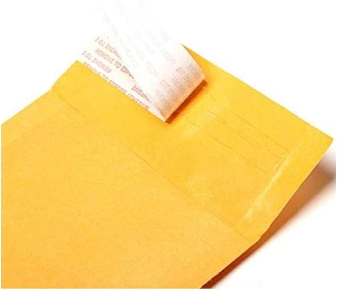 Secure Seal #000 4x8 Kraft Bubble Mailers Padded Shipping Envelopes (Pack of 500)