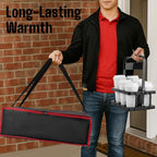 Bodaon Insulated Bag-Pizza Bags for Delivery & Plastic Portable Drink Carrier，20"x 20"x 6" ermicas/Warming/Heat Carrying out Insulation Large Bag，Doordash Warmer/Hot Food BCarrier Box, Keeping Cooler