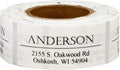Custom Bold and Centered Address Labels 200, Clear