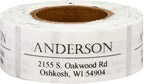 Custom Bold and Centered Address Labels 200, Clear