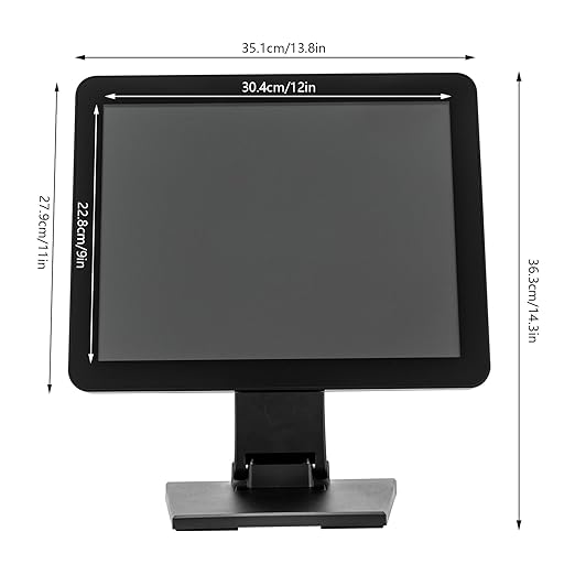 Label Printing Scale, Commercial Food Scale with Label and Receipt Printer, Electronic Weight Scale for Retail Store & Supermarket, Dual LCD Displays