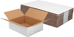 Hoikwo 9x7x3 Shipping Boxes Set of 30, White Corrugated Cardboard Box for Small Business for Packaging Mailing