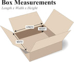 PARTNERS BRAND 24x24x7 Flat Corrugated Boxes, Flat, 24L x 24W x 7H, Pack of 10 | Shipping, Packaging, Moving, Storage Box for Home or Business, Strong Wholesale Bulk Boxes