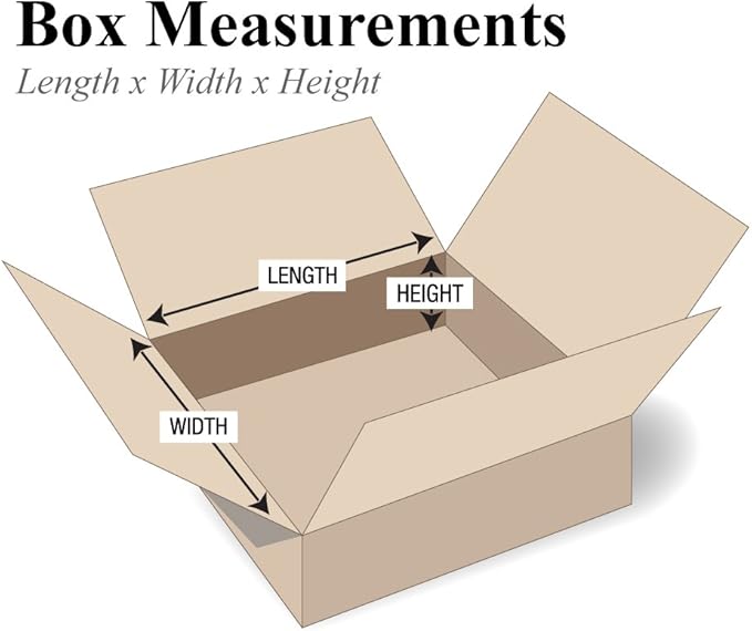 PARTNERS BRAND 24x24x7 Flat Corrugated Boxes, Flat, 24L x 24W x 7H, Pack of 10 | Shipping, Packaging, Moving, Storage Box for Home or Business, Strong Wholesale Bulk Boxes