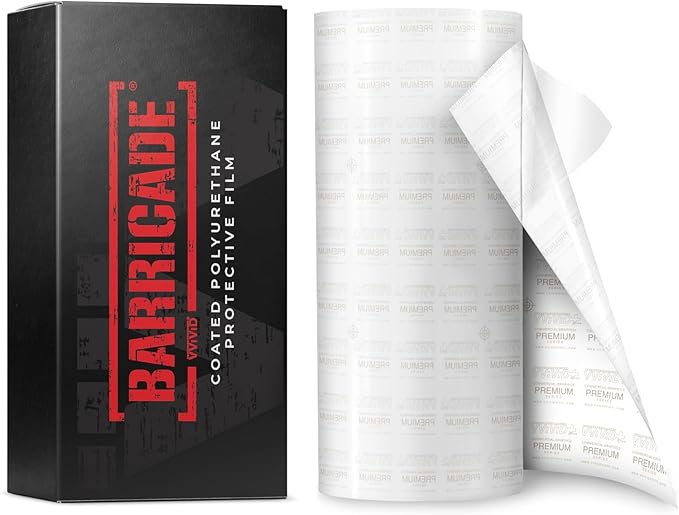VViViD Barricade Premium 8 Year Clear Gloss Paint Protection Film (4" x 96")