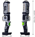 20W Cordless LED Work Light, Switchable Spotlight and Floodlight for 2000 Lumens, Makita 18V/20V LXT, 500m/1640FT Beam, Built-in Hook for Jobsite and Camping (Battery Not Included)