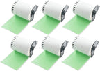 BETCKEY - Continuous Length Shipping Labels Replacement for Brother DK-2243 (4 in x 100 ft), Compatible with Brother QL Label Printers [6 Rolls/Continuous Labels, Green]