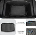 All Weather Cargo Liners for Tesla Model 3 Highland 2024/2025/2026 Accessories Trunk Mats,Frunk Rear Trunk Tray Mats