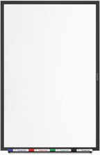 Quartet Magnetic Dry Erase White Board, 96"W x 48"H Whiteboard, Nano-Clean Surface Resists Ink Stains, Black Aluminum Frame (SM538B)