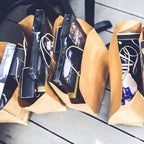 BagDream 100Pcs 16x6x12 Inches Kraft Paper Bags with Handles Bulk Shopping Bags for Gifts, Grocery, Merchandise, Recycled Large Brown Paper Sacks