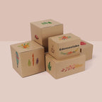 EdenseeLake 40 Pack 4x4x4 inches Shipping Boxes Small Cardboard Boxes for Packing, Moving, Mailing, Brown