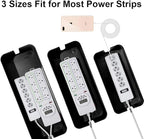 DUNCHATY 3 Pack Cable Organizer Box with Large, Medium, Small Cord Hider Box Safe ABS Material for Cover and Hide TV Wires, Computer, Router, USB Hub and Under Desk Power Strip&Cords