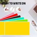 PARLAIM Large 3 X 5 Inch Aqua Color Coding Square Labels, Permanent Rectangular Color-Code Inventory Sticker 250pcs Per Dispenser Box for Moving Box (Aqua)