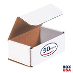 Box USA BM532 5"L x 3"W x 2"H, White (Pack of 50)