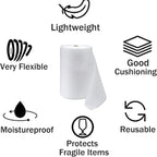 12"x 100' Foam Wrap Rolls for Moving Packing Foam Roll Packing Materials Shipping Packing Moving Supplies, Thick Cushion Packaging Wraps for Protect Glasses,Fragile Items,Dishes