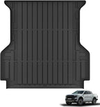 KARPAL Truck Bed Mat for Ford Ranger 2024 2025 2026 (5FT, 59.6" Bed), All Weather TPE Truck Bed Liner Cargo Trunk Accessories for Ranger