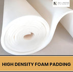 AK Trading CO. 1/4” Thick Open Cell Upholstery Foam Padding – 56” Wide – by The Yard – Soft, High-Quality Upholstery, Crafts & DIY Projects Foam