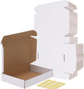 RLAVBL 11x8x2 Shipping Boxes Set of 30, White Corrugated Cardboard Mailer Box for Packing Mailing Small Business