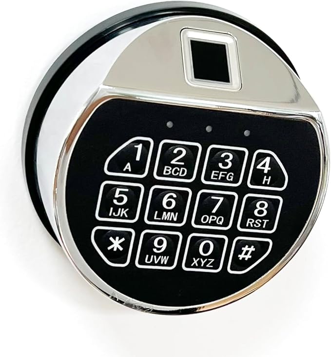 Yosec Biometric Gun Safe Lock Replacement,Digital Code Fingerprint Lock for biometric Safe Box and Cabinet