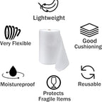 12"x 140'Foam Wrap Rolls for Moving Packing Foam Roll Packing Materials Shipping Packing Moving Supplies, Thick Cushion packaging wraps for Protect Glasses,Fragile Items,Dishes (2 PACK-30 * 25M)