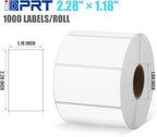 iDPRT 2.28' 1.18' Multi-Purpose Direct Thermal Labels (58mm30mm), Self-Adhesive Thermal Sticker for Address, Barcode, Compatible with iDPRT, Rollo, Zebra, etc, 1 Roll - 1000pcs, White