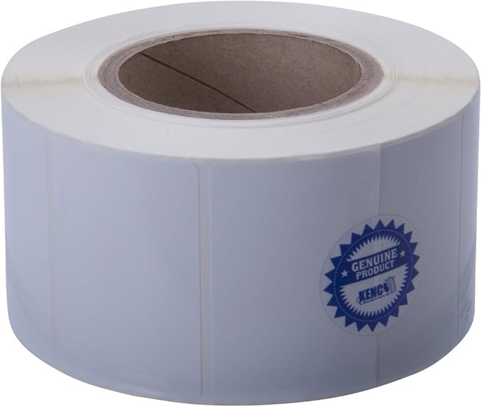 Kenco Premium Inkjet 3 X 2 Rectangle High Gloss Paper Roll-Fed Inkjet Labels. Compatible with Primera Color Label Printers and Many Other Printer Brands. Supplied 1250 Labels on a 3 core.