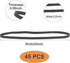 Rubber Bands Garbage Can Bands Elastic Large 8inch 45Pcs Trash Cans Rubber Bands Elastics Bands for Office Supplies Home