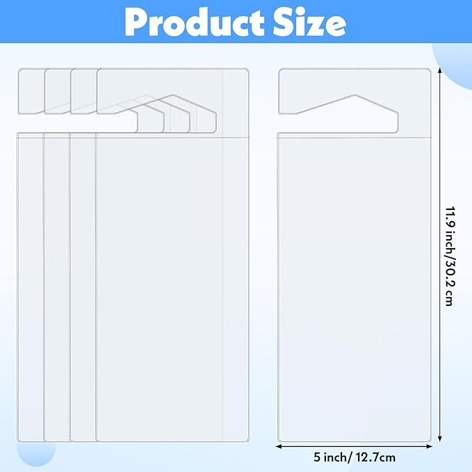 5 Pcs Placard Holder Clear Parking Permit Holder Permit Placard Protective Organizer Set Rearview Mirror Hanger for Car Passes Stickers Permits