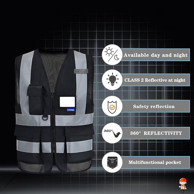 Amazon black safety vest