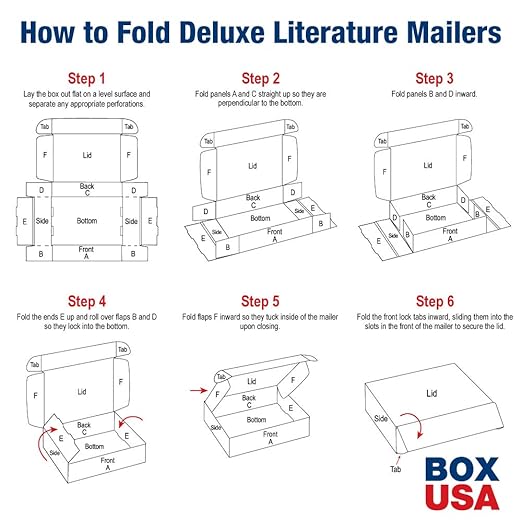 Box USA 15" Deluxe Shipping Boxes 15 1/8"L x 11 1/8"W x 3"H, 50-Pack - White Box Mailers for Packaging, Storage, Gifts or Bulk Business Orders