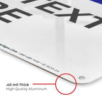 Custom Notice Sign, OSHA Sign, 10x14 Inches, Rust Free .040 Aluminum, Fade Resistant, Indoor/Outdoor Use, Made in USA