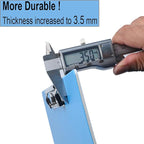 Acocony 11x17 Clipboard Double Clip Super Tough Extra Large Clipboard Not Fragile Low Profile Clip 11 x 17 Clipping PP Plastic Blue Pack of 2