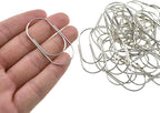 HAHIYO Paper Clips Sturdy 2 inches Length 30 Pack Wide Paperclips Heavy Duty Tight Grip Rust Proof Reusable Metal Bright Silver for Home Office School