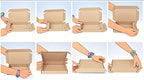 Corrugated Mailer, Pack of 50, Small Shipping Box, White box (6x4x2)