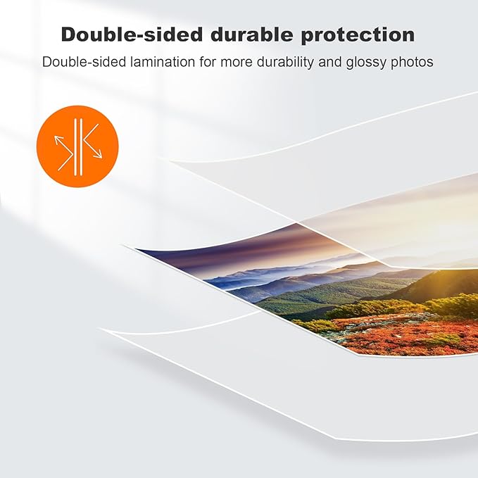 Bonsaii Laminating Sheets, 400 PCS 3mil Thermal Laminating Pouches, 9 x 11.5 inches, Letter Size, Clear and Durable, Suitable for Multiple Fields of Use-LP400