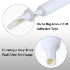 XHF 3/32 Inch 3:1 Waterproof White Heat Shrink Tubing 20 Ft Marine Grade Wire Cable Adhesive Lined Tube Insulation Seal Against Moisture Corrosion and Air Leakage