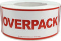 Air Specialty Overpack Labels 2 1/2 x 6 Inch 500 Adhesive Stickers Per Roll