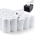 Azure Zone, Thermal Paper 2-1/4 X 230ft 200 Rolls, Fits Most POS Machines and Cash Registers, Great for Business Sales