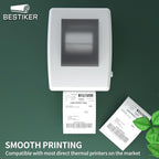 [5000Labels] 4"x6" Shipping Label 20 Rolls, 4-x-6-inch Thermal Label Paper, Compatible with Zebra 2844 Brother Rollo Direct Thermal Printer